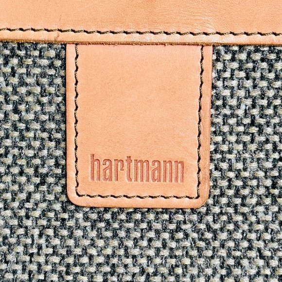 Hartmann Tweed & Leather Trim Expandable 3 Compartment Travel Bag - Picture 10 of 16